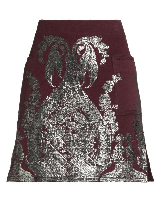 Etro Purple Mini Skirt