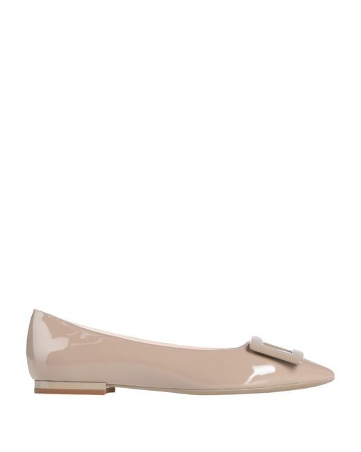 Roger Vivier Gray Ballet Flats