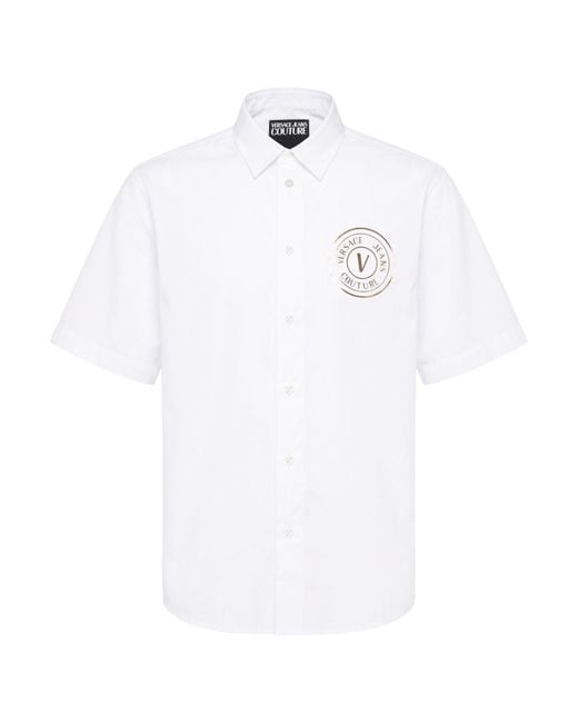 Versace Jeans Couture White Shirts for men