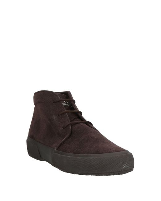 Superga Brown Ankle Boots for men