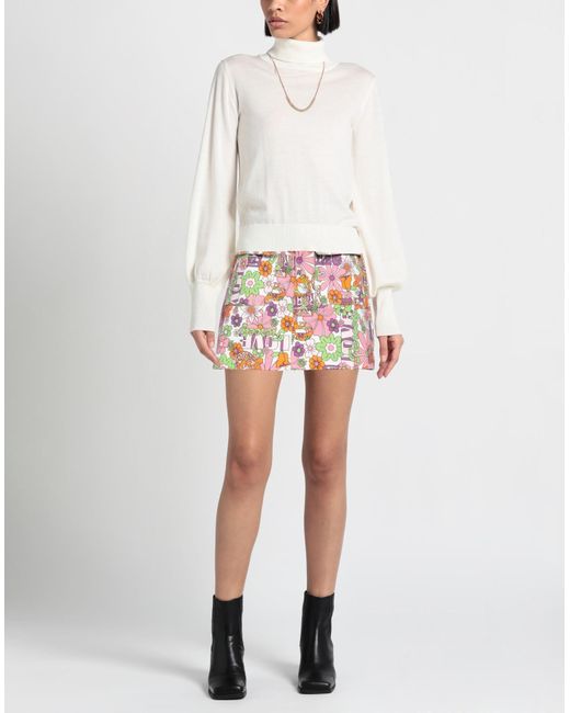 Chiara Ferragni White Mini Skirt