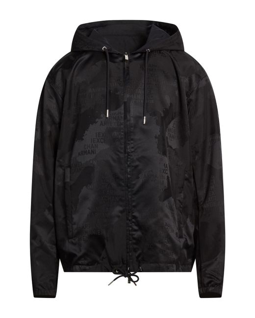 ARMANI EXCHANGE Black Jackets for men
