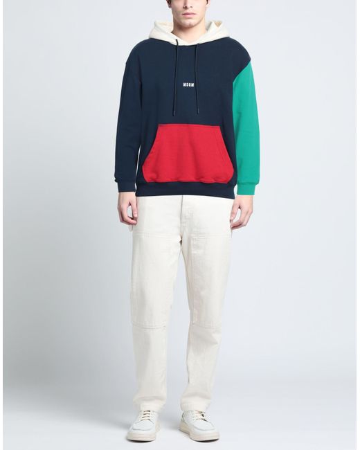 MSGM Sweatshirt in Blue für Herren