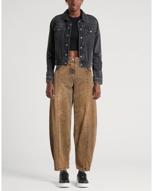 Motel Brown Khaki Jeans Cotton