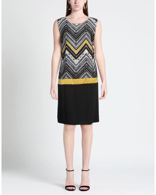 La Fee Maraboutee Black Mini Dress Polyester