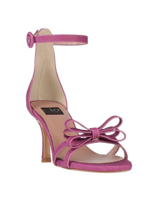 Islo Isabella Lorusso Pink Fuchsia Sandals Textile Fibers