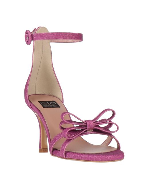 Islo Isabella Lorusso Pink Fuchsia Sandals Textile Fibers