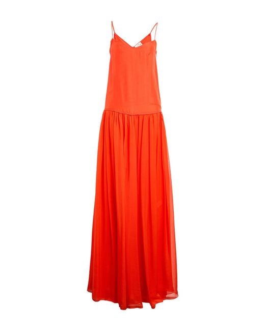 Forte_forte Red Maxi Dress Silk