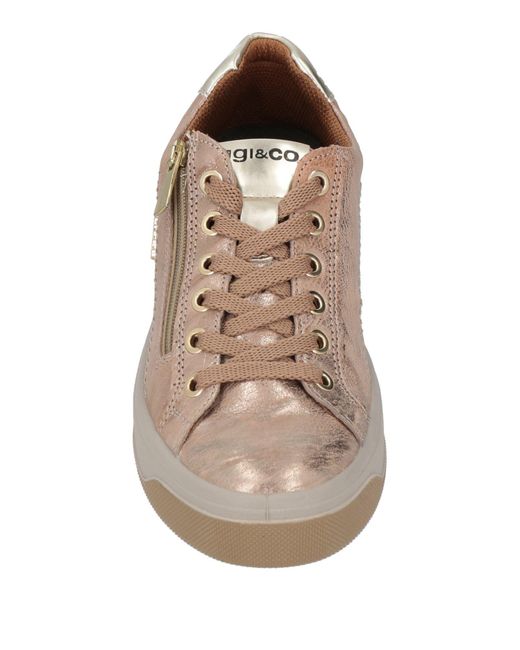 Igi&co Brown Sneakers Goat Skin