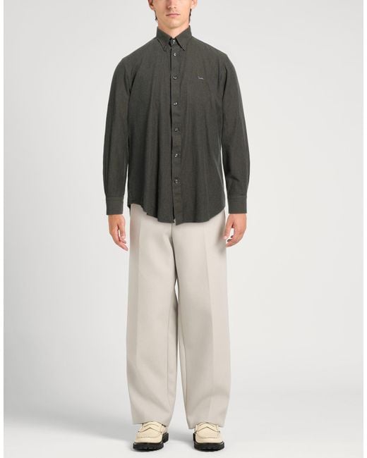 Harmont & Blaine Gray Shirt Cotton for men