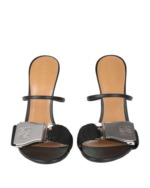 Loewe Black Sandals