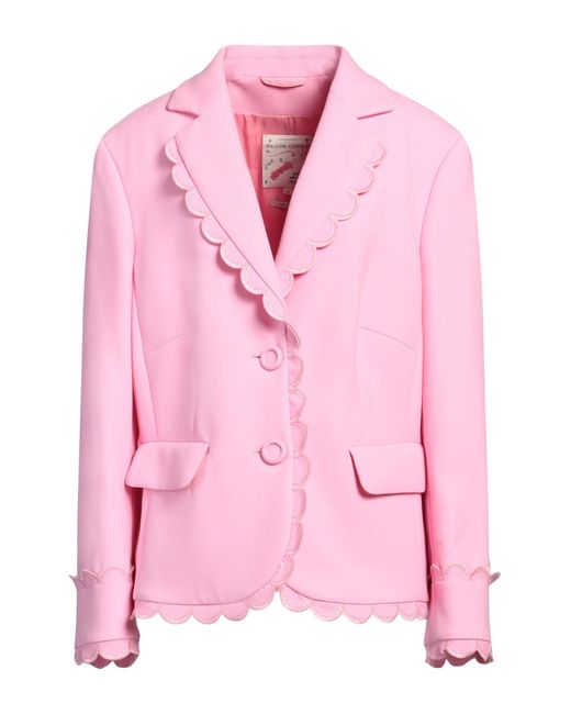 Maison Common Pink Blazer Cotton