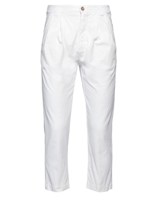Officina 36 White Trouser for men