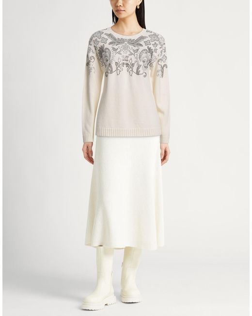 Max Mara White Sweater
