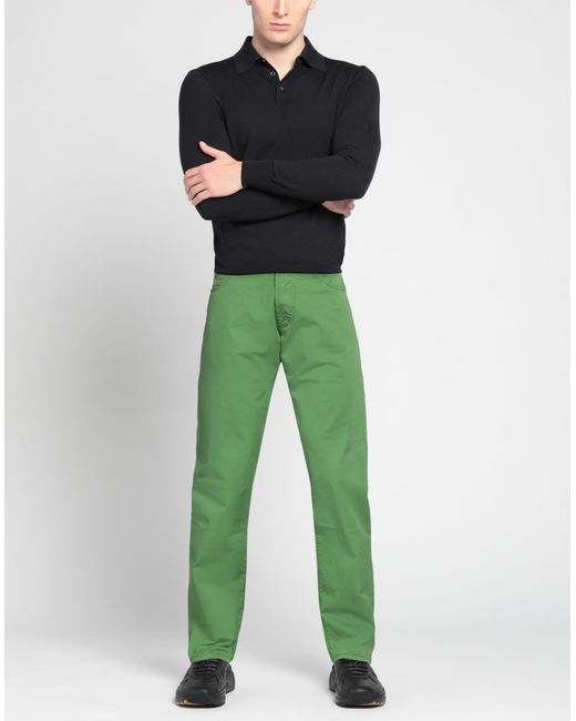 Jacob Coh?n Green Trouser for men