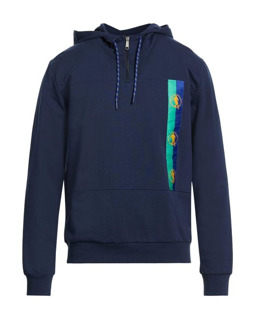 Bikkembergs Blue Sweatshirt Cotton, Elastane for men