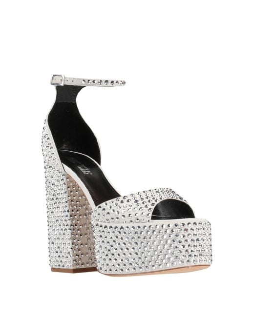 Paris Texas White Sandals