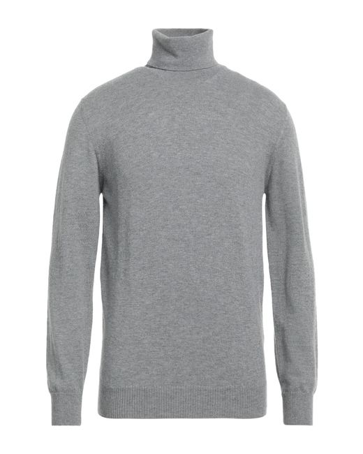 Alpha Studio Gray Turtleneck for men