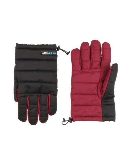 Marni Red Gloves for men