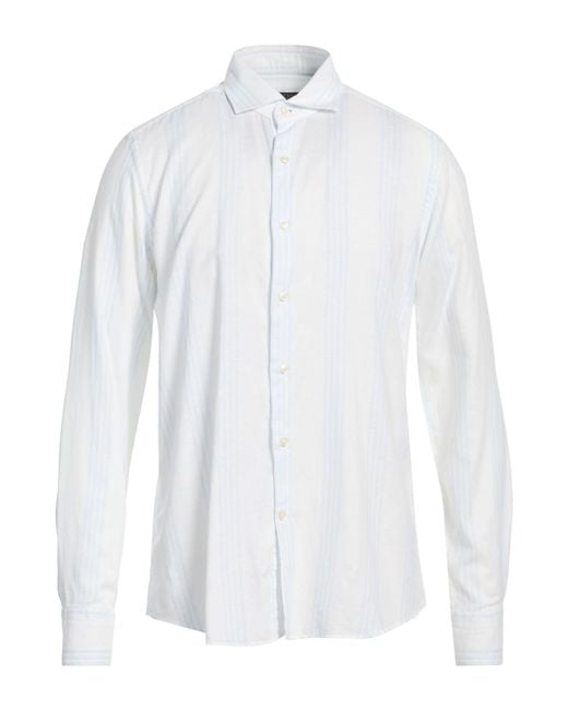 Savile Row White Shirt Cotton, Linen for men