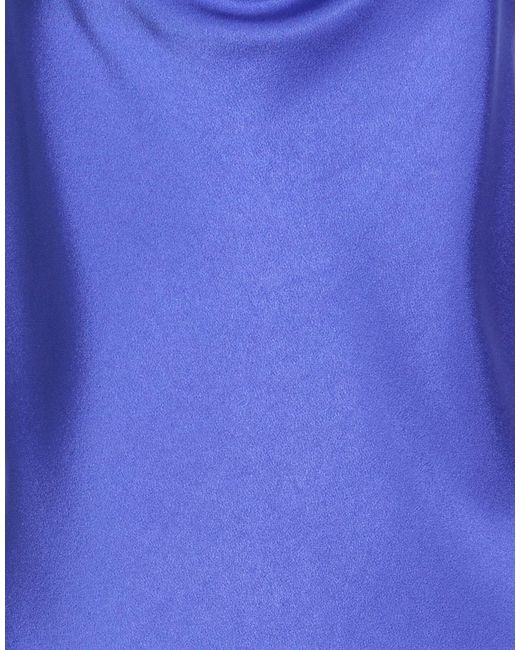 Marella Blue Top Triacetate, Polyester