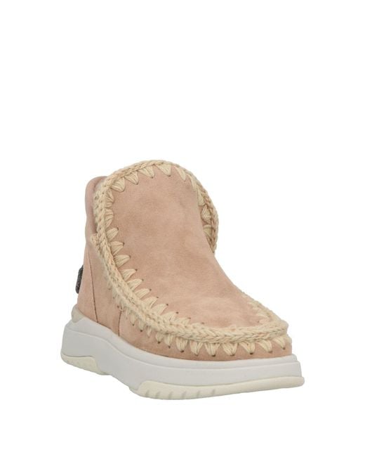 Mou Natural Ankle Boots
