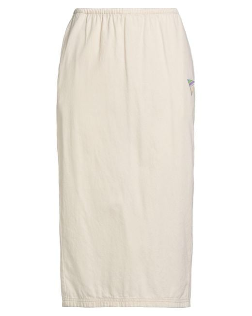 American Vintage White Midi Skirt Cotton