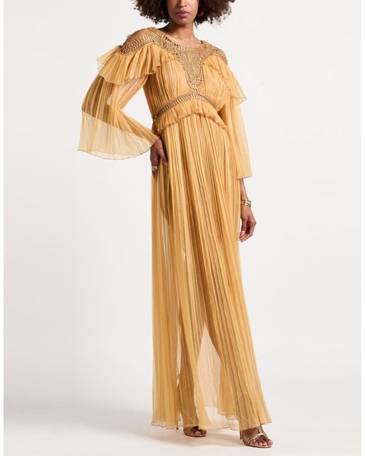 Alberta Ferretti Metallic Maxi Dresses