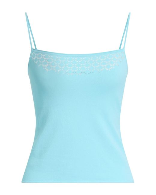 Lanvin Blue Tank Top