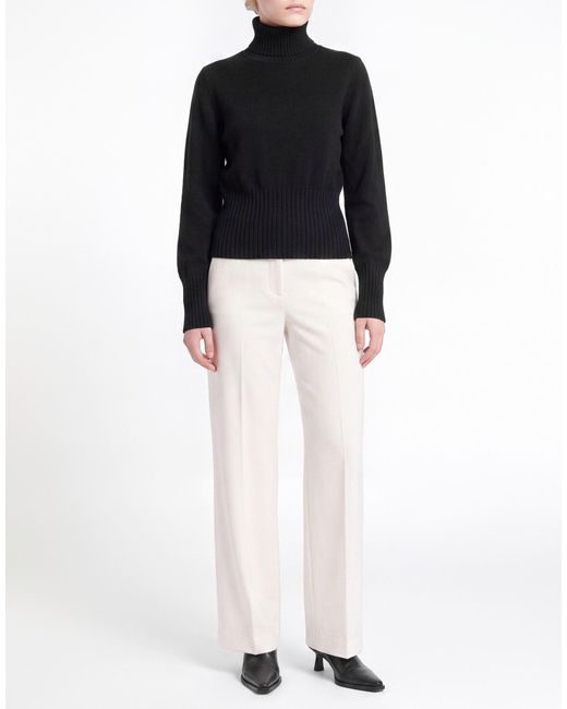 Nora Barth Black Turtleneck Polyester, Viscose, Wool, Elastane