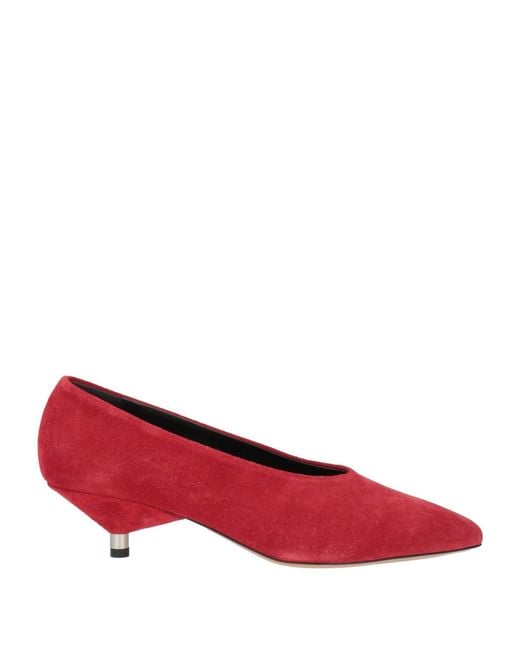 Isabel Marant Red Pumps Cow Leather