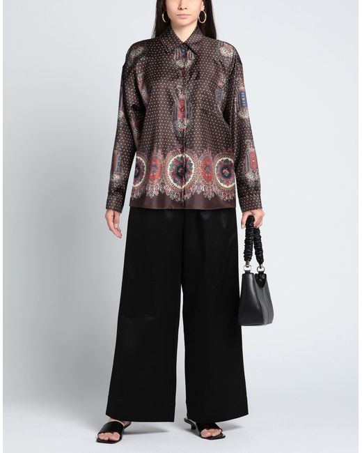 Etro Brown Hemd