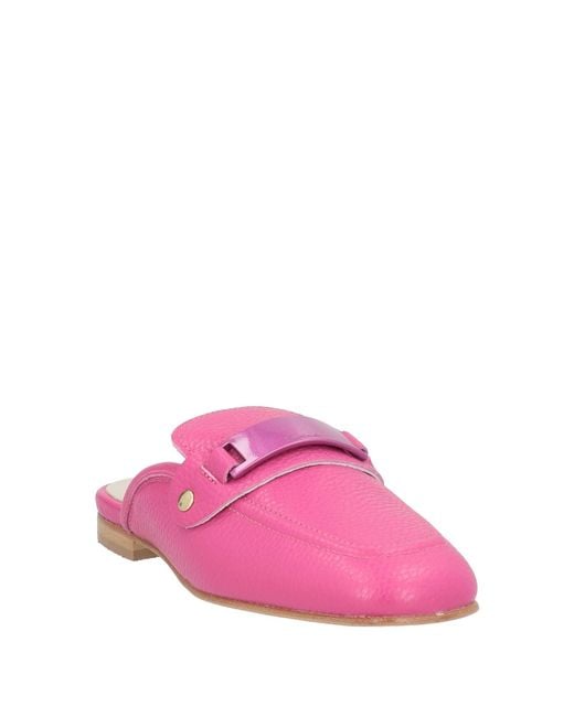 Baldinini Pink Mules & Clogs Leather