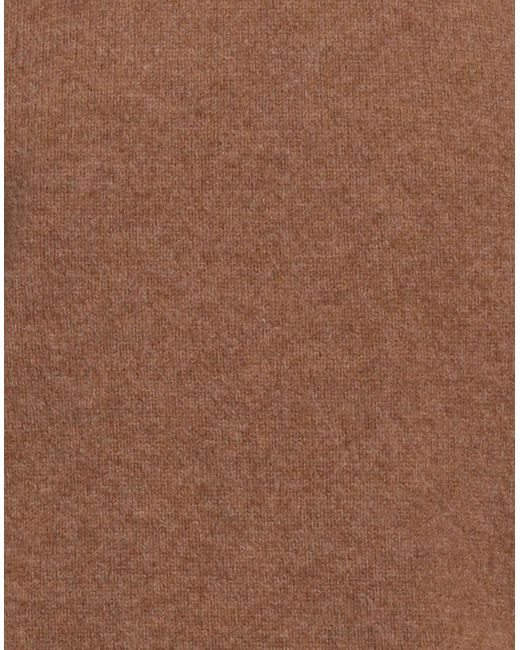 Altea Brown Camel Turtleneck Virgin Wool for men