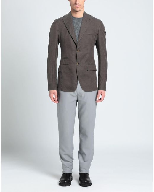 Eleventy Gray Suit Jacket for men