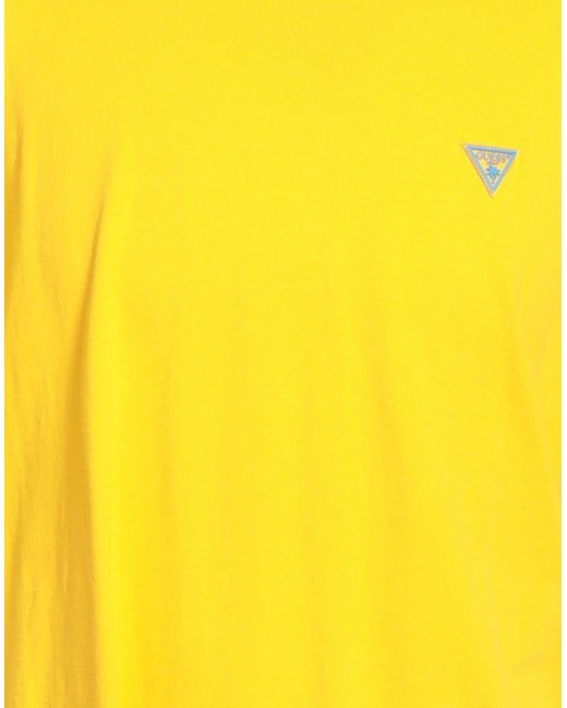 Guess Yellow T-shirt for men
