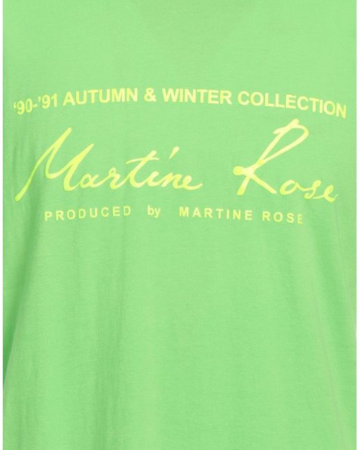 Martine Rose T-shirts in Green für Herren