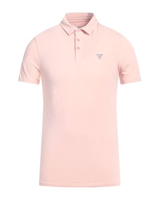 Guess Pink Polo Shirt for men