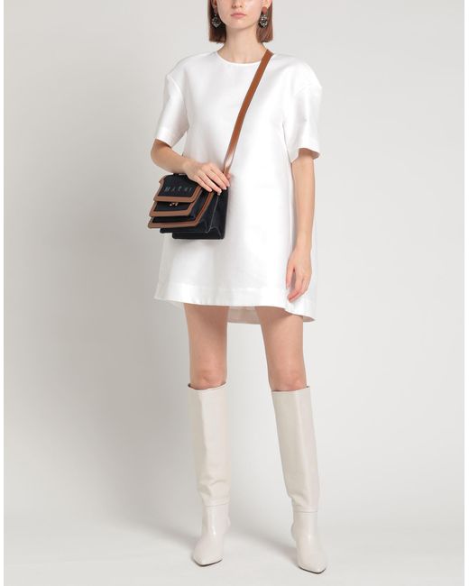 Marni White Mini Dress Cotton