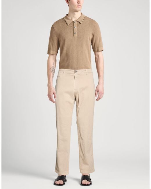 La Martina Natural Pants Cotton, Elastane for men