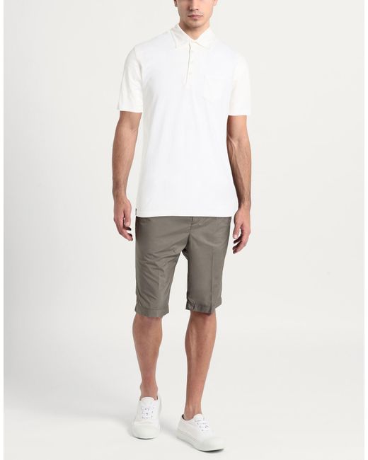 AROVESCIO White Polo Shirt for men