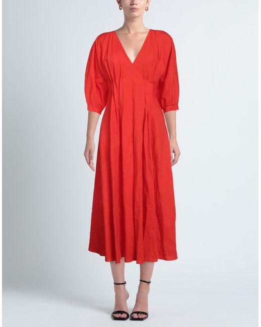 Beatrice B. Red Midi Dress