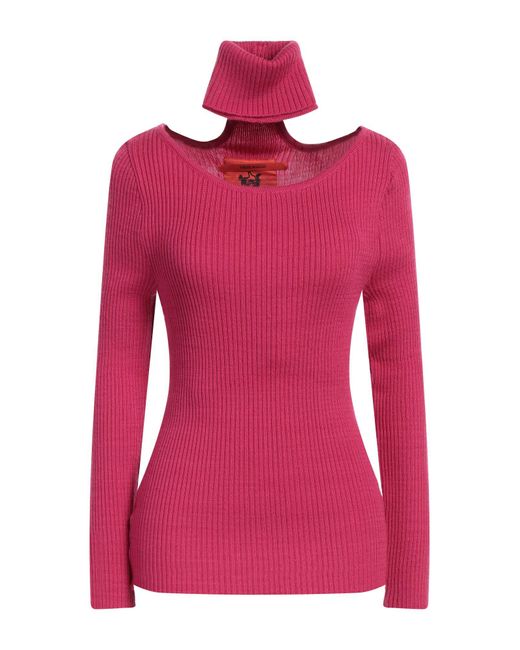 Thebe Magugu Pink Turtleneck