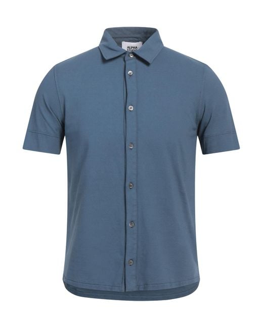 Alpha Studio Hemd in Blue für Herren
