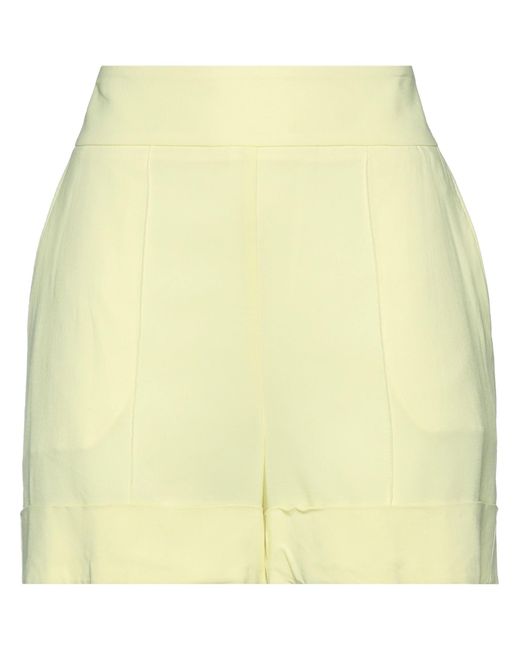 Lorena Antoniazzi Yellow Light Shorts & Bermuda Shorts Polyester