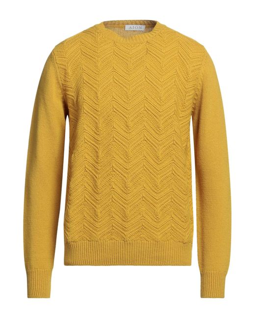 Aion Yellow Jumper for men