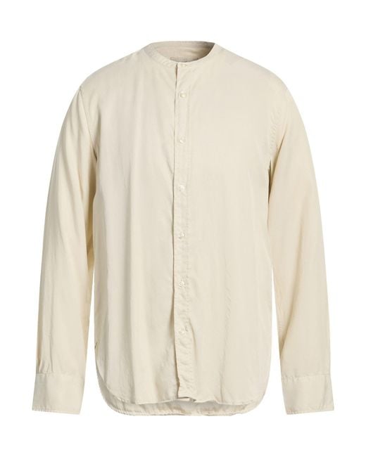 Officine Generale White Shirt Lyocell for men