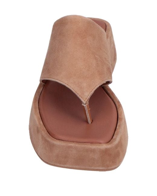 Baldinini Brown Thong Sandal