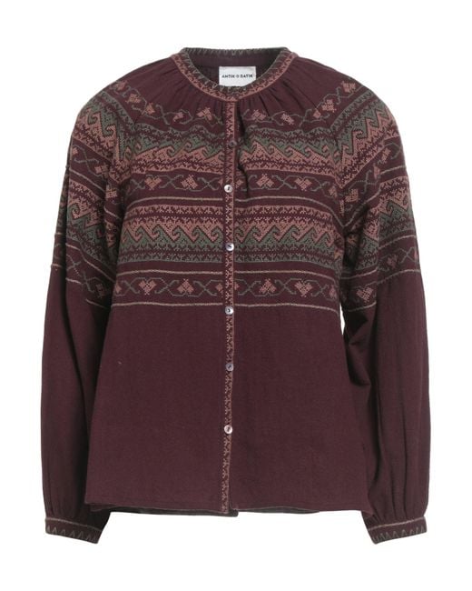 Camicia di Antik Batik in Brown