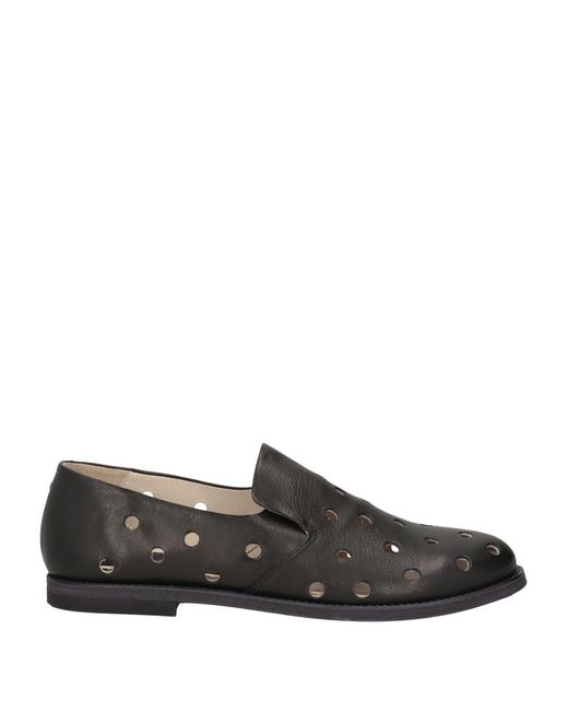 Preventi Loafers Leather in Black Lyst UK